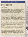 Dahme Kurier 11.9.07 “Dazugelernt” <p>